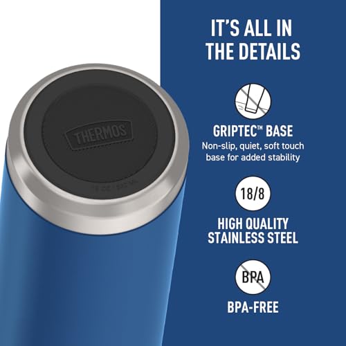 THERMOS Navy / 18 Ounces (Pack of 4) / 1 Sports Water Bottles