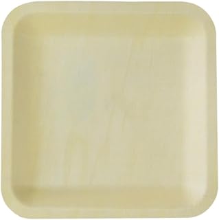 PacknWood 210BBA2525 10 x 10 x 1 in. Scandinavia Rectangular Wooden Tray - 200 Piece