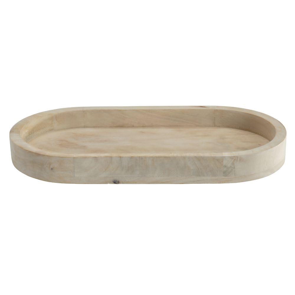 Mango Wood Holder - 7" W x 2" H by HUBERT – Wood, Natural, Model MEDIUM