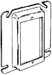 Hubbell Raco 8768 4" Square Single Device Box Cover