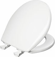 Bemis 730EC Toilet Seat, Removes for Easy Cleaning, Durable Plastic, Made in USA, Round, White