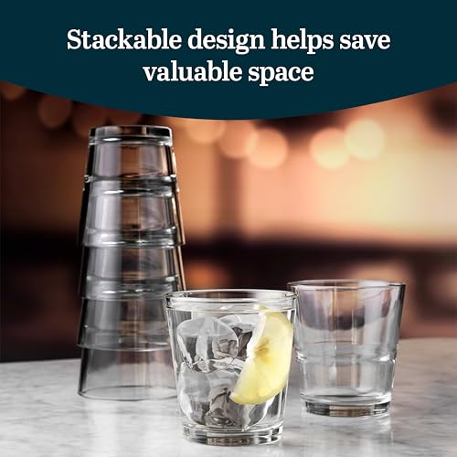 Libbey Stacking Rocks / 9 oz / Modern Tumblers & Water Glasses