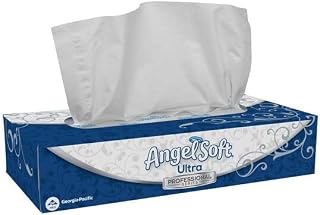 Georgia Pacific 49590 Angel Soft Ultra Professional Series Facial Tissues 2-Ply White 3780/Cs
