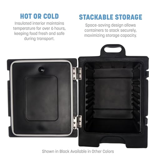 Carlisle FoodService Products Black / 5 Pan Capacity / Food Pan Carrier Food Warmers