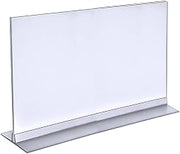 Azar Displays 102709 Horizontal T-Strip Sign Holder, 11" x 17"