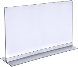 Azar Displays 102709 Horizontal T-Strip Sign Holder, 11" x 17"