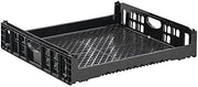 Orbis Black Plastic Stackable Bakery Tray - 28 3/4"L x 26"W x 6"D