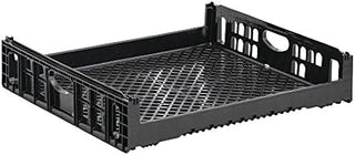 Orbis Black Plastic Stackable Bakery Tray - 28 3/4"L x 26"W x 6"D