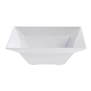 G.E.T. Square White Melamine Serving Bowl - 12" L x 12" W x 4" H by G E T ENTERPRISES LLC – Melamine, White, Model ML-245-W