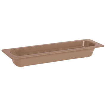 Serving Bowl Display Bowl 1/2 Size Long Terra Cotta Melamine - 21 1/2 L x 6 1/2 W x 2 1/2 H by HUBERT – Melamine, Terra Cotta, Model H0026-TERRACOTT