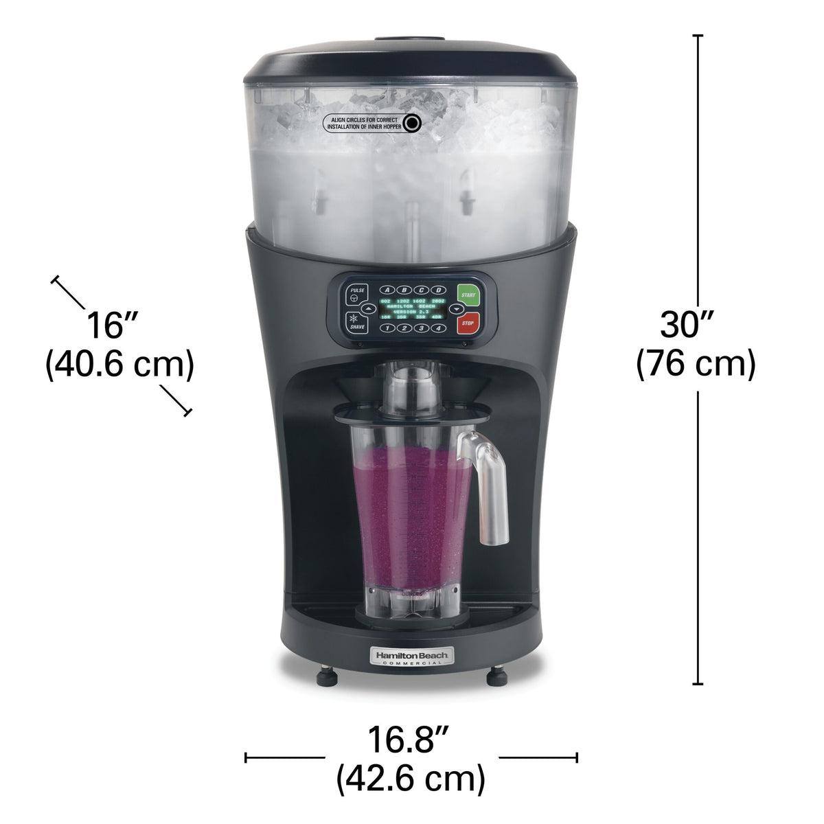 Hamilton Beach HBS1400R Revolution Blender, 64 oz., 120V - photo 2