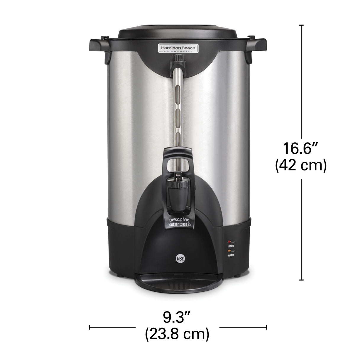 Hamilton Beach Stainless Steel Coffee Urn, 120V - photo 2