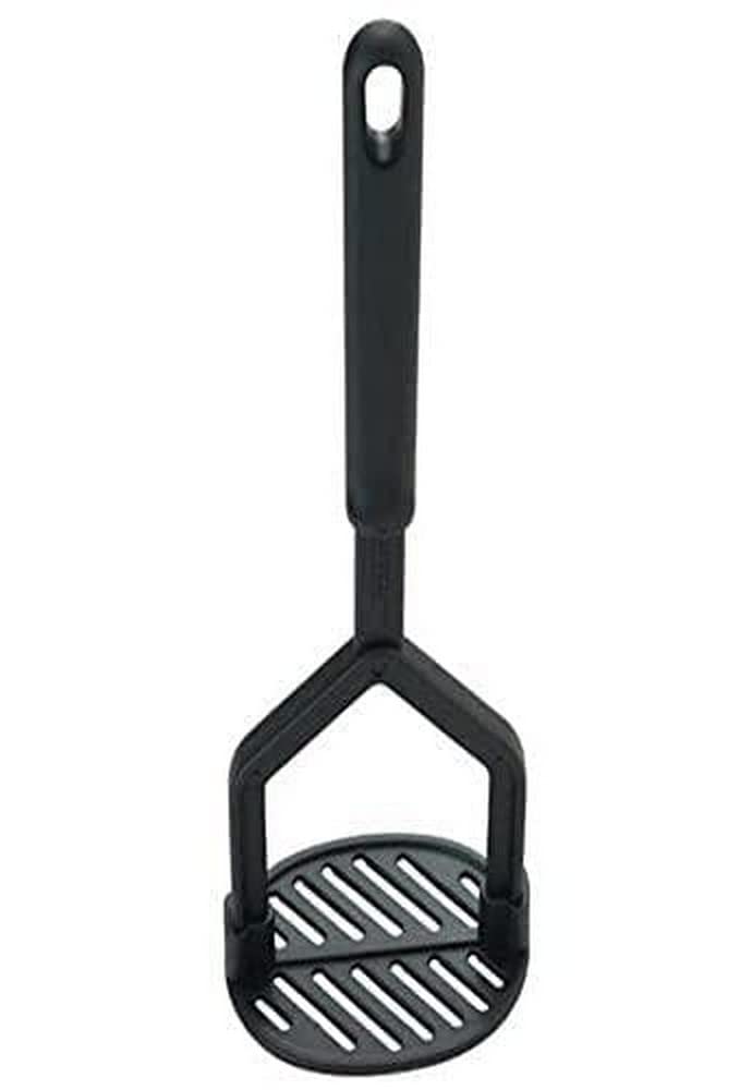 10" Black Heat Resistant Nylon Masher by Winco – Metal, Black, Model NC-MS
