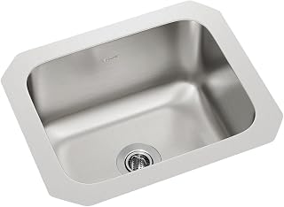 Elkay ELUH129DBG Lustertone Classic Single Bowl Undermount Stainless Steel Bar Sink Kit