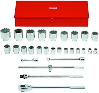 Stanley Proto J57104A 1" Drive 12-Point ASE Socket Set (29-Piece)