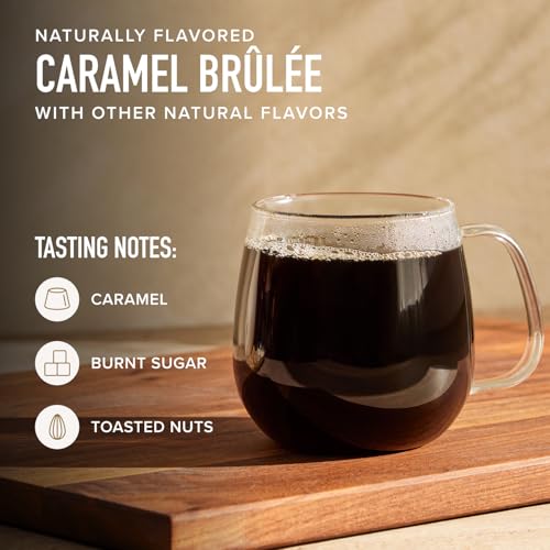 Peet's Coffee Caramel Brûlée / 22 Count (Pack of 4) / 4 Single-Serve Capsules & Pods