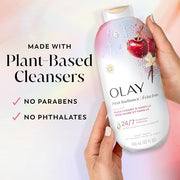 Olay Black Cherry & Vanilla / 22 Fl Oz (Pack of 1) / White Body Washes