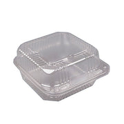 Evergreen Sensation SmartLock Clear Hinged Lid Containers by PACTIV – 6", 11.0 ounces, Plastic, clear, Pack of 250