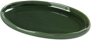 Yanco GG-210 Green Gem Oval Plate, Green - Pack of 24