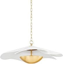 Mitzi H814701-AGB Madeline - 1 Light Pendant 9.75 inches Tall and 24.75 inches Wide - Aged Brass