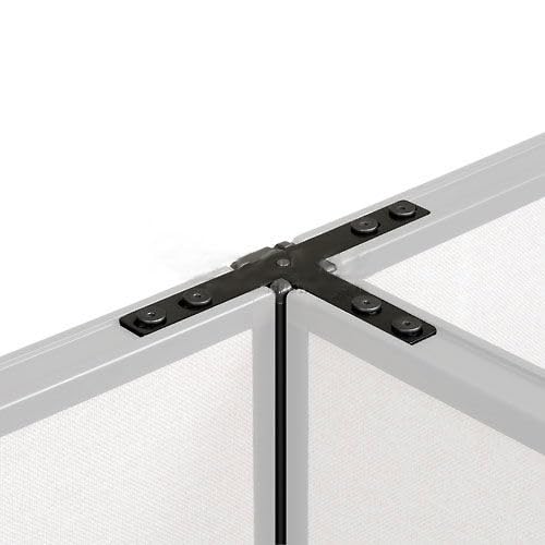 Connector Kit for 64" H Panel Without Cable by Global Industrial – Steel, Black, Model 238648R