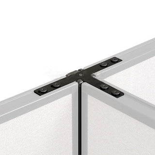 Connector Kit for 64" H Panel Without Cable by Global Industrial – Steel, Black, Model 238648R