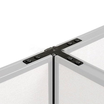 Connector Kit for 76" H Panel Without Cable by Global Industrial – Steel, Black, Model 238642R