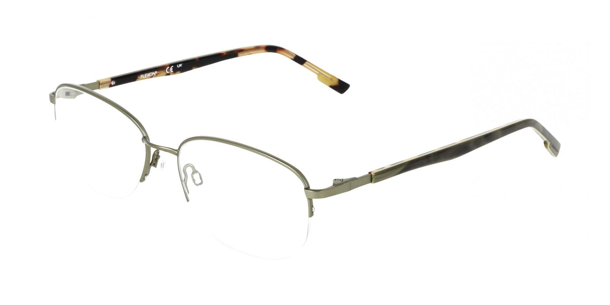 Eyeglasses H 6088 314 Matte Moss by Flexon – 53/18/145, Plastic, Matte Moss, Model FLEXON H6088