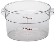 Cambro RFSCW2135 Camwear Round Storage Container, 2 Qt.