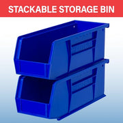 Akro-Mils Black / 11-Inch x 4-Inch x 4-Inch / Storage Bins Only Open Storage Bins