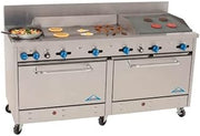 F3226-36-1RB Gas 60" Range w/ Griddle & Char Broiler