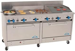 F3226-36-1RB Gas 60" Range w/ Griddle & Char Broiler