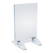 Azar Displays 8 in x 10 in Vertical or Horizontal / Clear / 1 Store Sign Holders