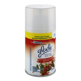 New Red Honeysuckle Nectar Automatic Spray Refill 4-Pack by Glade – Pack of 4, Model 046500732249
