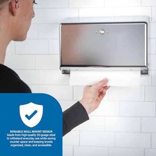 Carlisle FoodService Products Chrome / 250 Multifold/150 C-Fold / 1 Categories