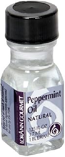 LorAnn Oils LorAnn Peppermint Oil SS Natural Flavor, 1 dram bottle (.0125 fl oz - 3.7ml - 1 teaspoon)- 24 pack