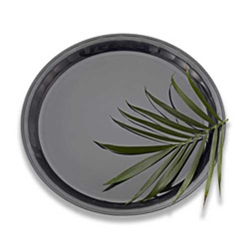 ConServe Round Black Tray by EMI Yoshi – Pack of 25, Model EMI-780B