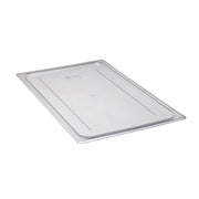 Food Pan Lid 1/2 Camwear Handle Notched Clear by Cambro – Plastic, Clear, Pack of 6, Model 20CWCHN135
