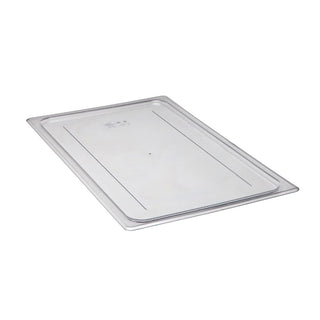 Food Pan Lid 1/2 Camwear Handle Notched Clear by Cambro – Plastic, Clear, Pack of 6, Model 20CWCHN135