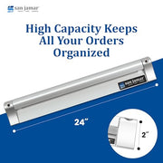 San Jamar 24" / 24 Inches / Check Rack Guest Checks