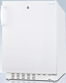 ACCUCOLD 20" Refrigerator - Freezer, Built-in, Undercounter, Breakroom, General Purpose, 2.68 cu.ft. Capacity, ADA Compliant, White - ADA302RFZ
