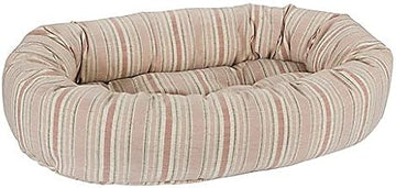 Bowsers Sanibel Stripe Linen Donut Dog Bed XS