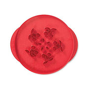 Nordic Ware 13.94 x 13.63 x 0.25 inch / Stars & Cherries Pie Top Cutter / Red Cookie Cutters