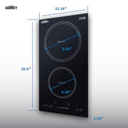 Summit Appliance Black / 12 Inch / 1 Cooktops