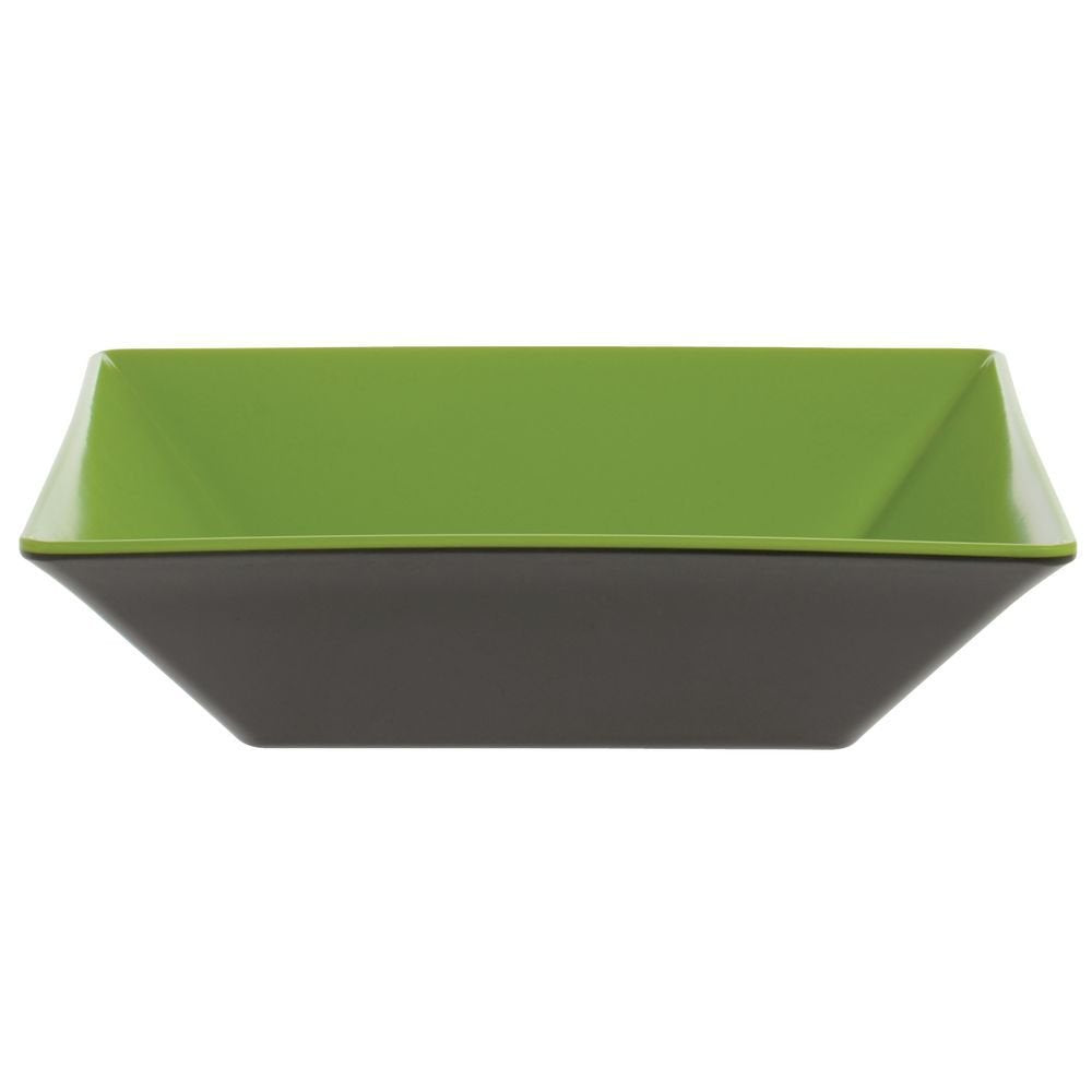G.E.T. Square Serving Bowl by G E T ENTERPRISES LLC – Green, Model ML-247-G/BK