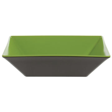 G.E.T. Square Serving Bowl by G E T ENTERPRISES LLC – Green, Model ML-247-G/BK