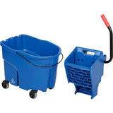 2.0 Commercial Mop Bucket with Side Press Wringer by Orixforce – Plastic, Blue, Model WBB56570