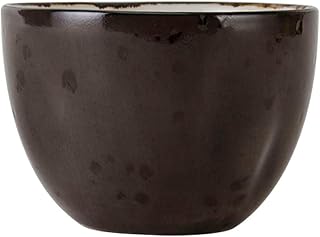 Tuxton Artisan Geode Geode Mushroom Reactive Natural 12-1/2-Ounce Bouillon, Case of 24, Brown; Scratch Resistant; Chip Resistant; Lead & Cadmium Free; Dishwasher, Microwave, Oven Safe
