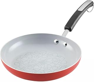 Farberware Disney Bon Voyage 9.5" Ceramic Nonstick Frying Pan Red Dishwasher-Safe Gas Electric Compatible