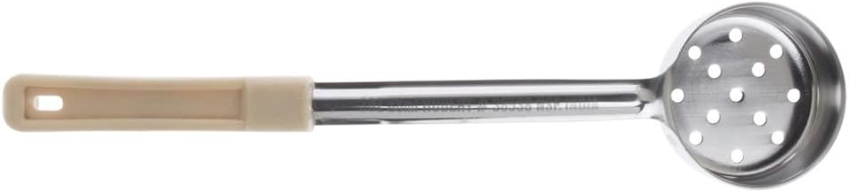 HUBERT 3 oz Perforated Portion Server Stainless Steel with Beige Plastic Handle - 13 3/10"L